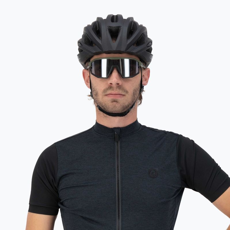 Occhiali da sole Rogelli Recon verde militare/fumo 2