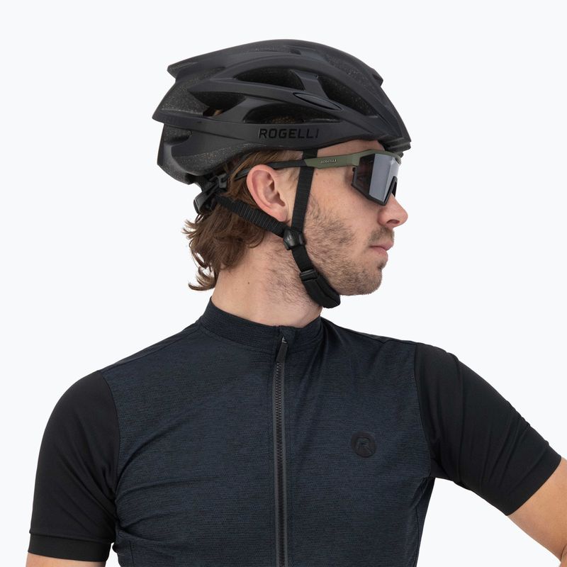 Occhiali da sole Rogelli Recon verde militare/fumo 3