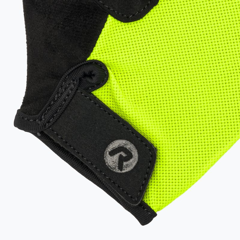 Rogelli Core Jr guanti da ciclismo per bambini giallo fluor 4
