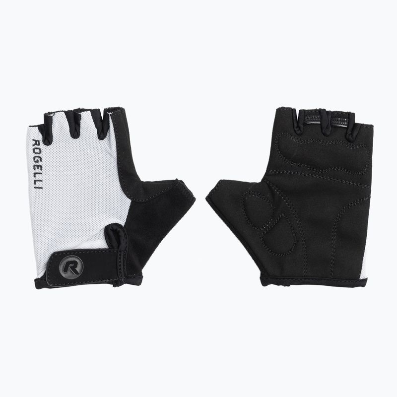 Guanti da ciclismo Rogelli Core Jr per bambini, bianco