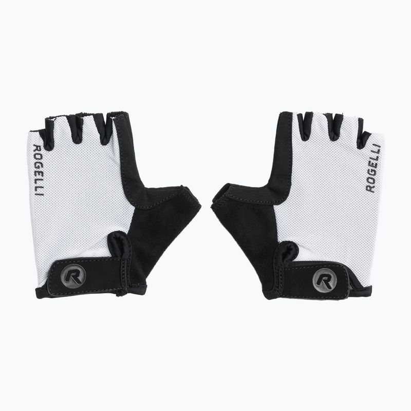 Guanti da ciclismo Rogelli Core Jr per bambini, bianco 2