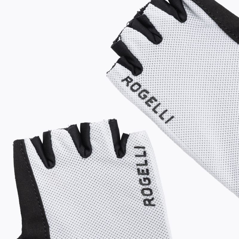 Guanti da ciclismo Rogelli Core Jr per bambini, bianco 4