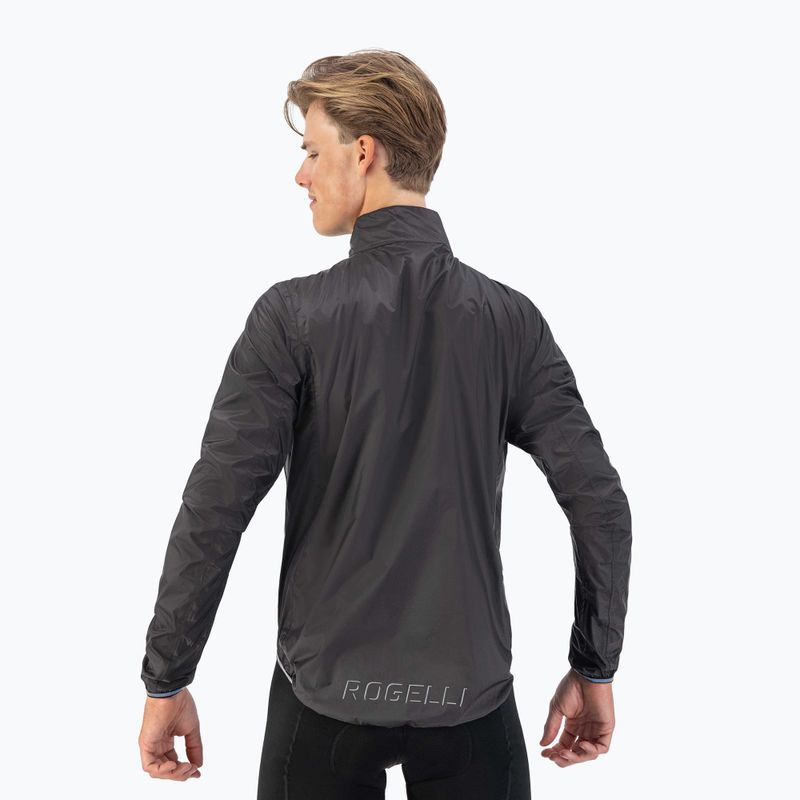 Giacca da ciclismo da uomo Rogelli Essential Rain black 2