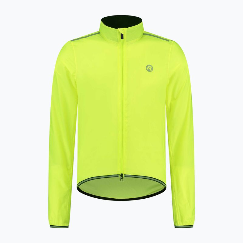 Giacca da ciclismo uomo Rogelli Essential Rain fluorescent yellow 3