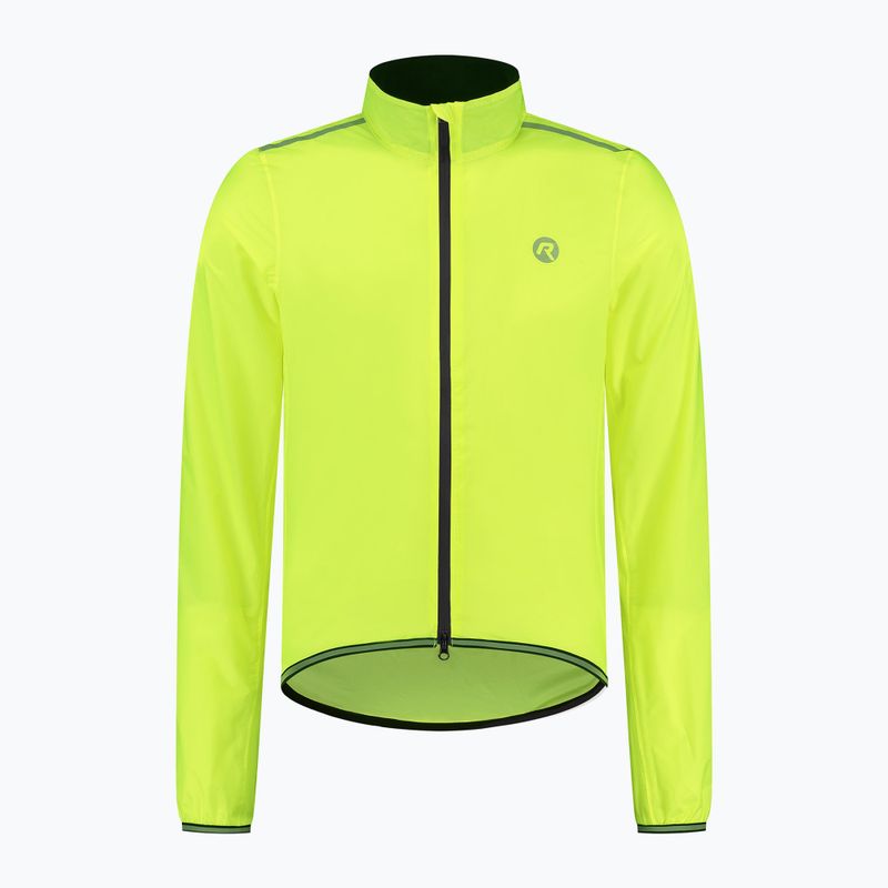 Giacca da ciclismo uomo Rogelli Essential Rain fluorescent yellow 4
