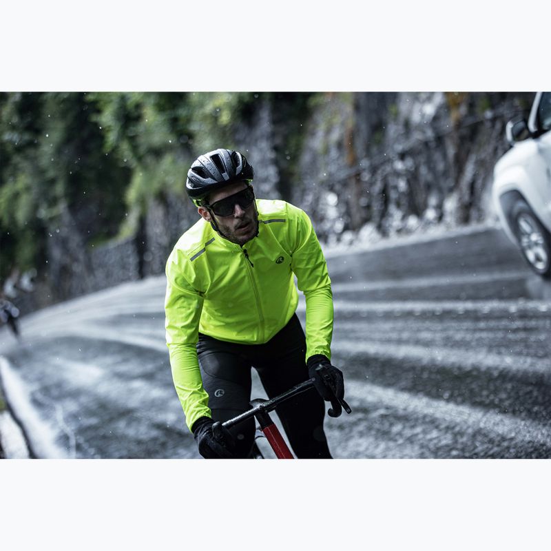 Giacca da ciclismo da uomo Rogelli Distance giallo 7
