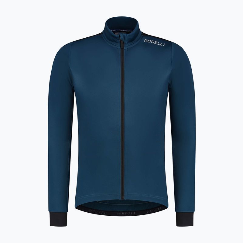 Manica lunga ciclismo uomo Rogelli Core navy 3