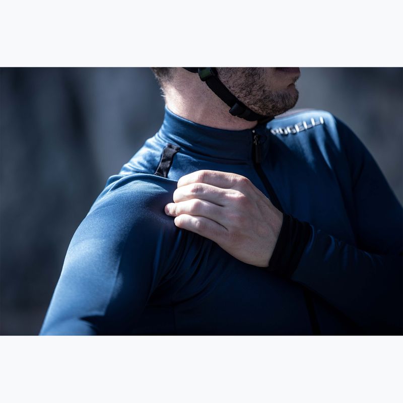 Manica lunga ciclismo uomo Rogelli Core navy 7