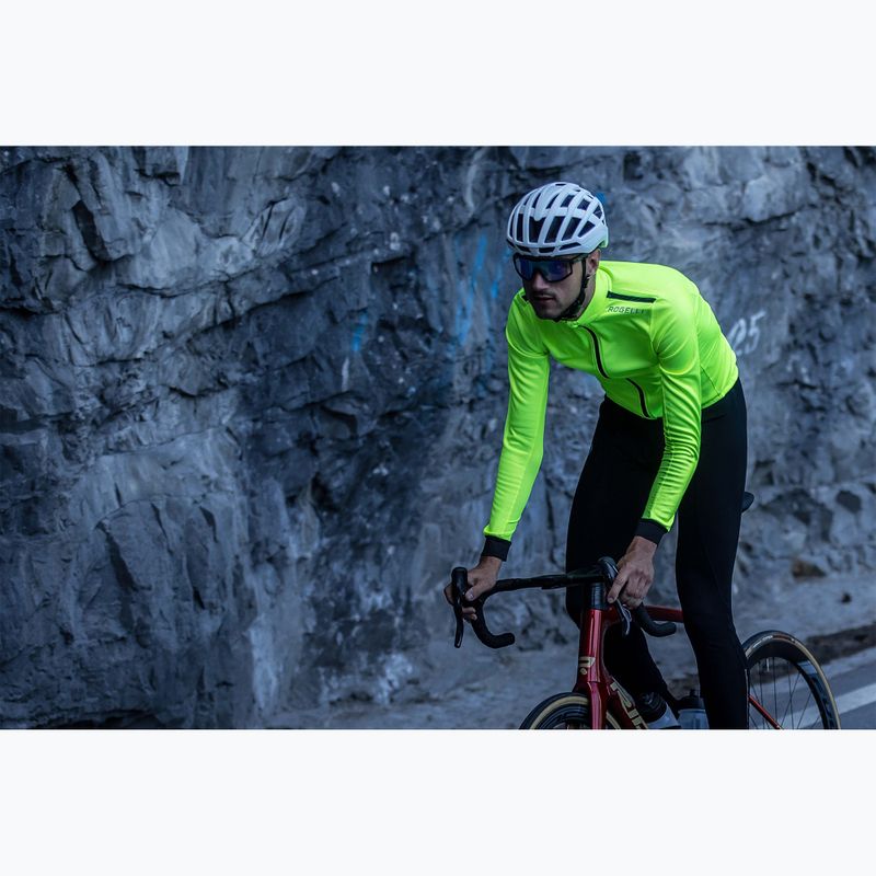 Rogelli Core fluor/nero manica lunga ciclismo uomo 7