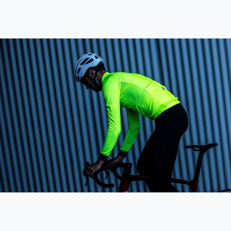 Rogelli Core fluor/nero manica lunga ciclismo uomo 8