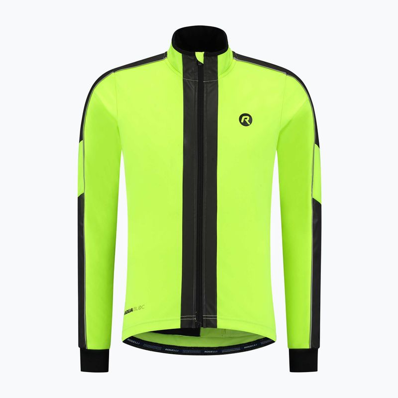 Giacca da ciclismo Rogelli Essential Winter Hi Vis da uomo, giallo 5
