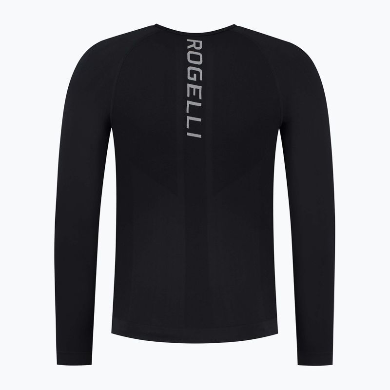 Maglia da ciclismo a manica lunga da uomo Rogelli Essential W black 2