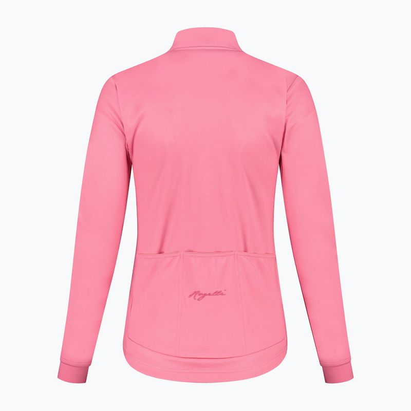 Maniche lunghe ciclismo donna Rogelli Core rosa 4