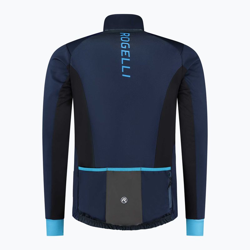 Giacca da ciclismo uomo Rogelli Radius Winter Jacket blue 5