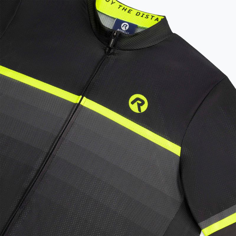 Maglia da ciclismo Rogelli Hero II uomo giallo/nero/grigio 5