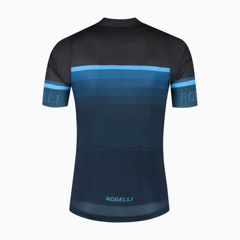 Maglietta da ciclismo da uomo Rogelli Hero II black/blue 5