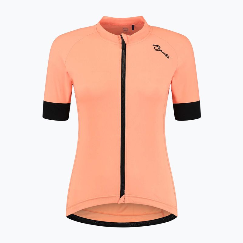 Maglia ciclismo donna Rogelli Modesta corallo/nero 3