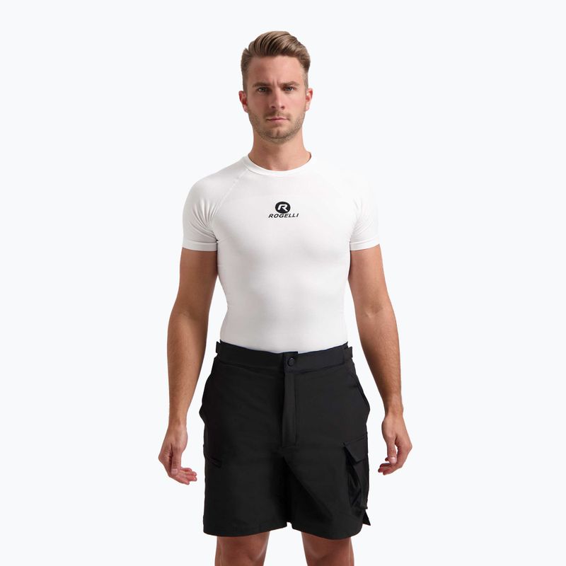 Pantaloncini da ciclismo Rogelli Buccino II da uomo, nero