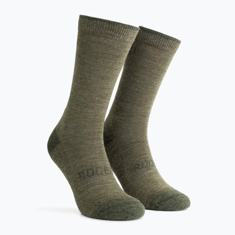 Calze da ciclismo Rogelli Wool Wintersocks 2 paia verde 2