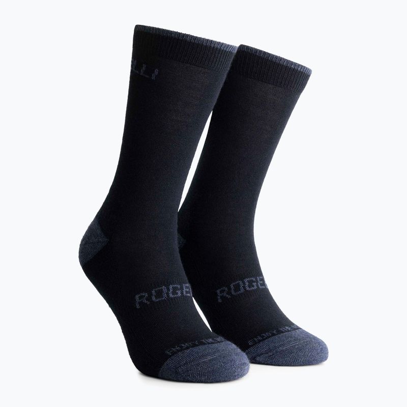 Calzini da ciclismo Rogelli Wool Wintersocks 2 paia blu 2