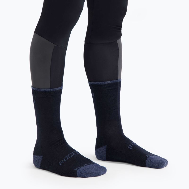 Calzini da ciclismo Rogelli Wool Wintersocks 2 paia blu 4