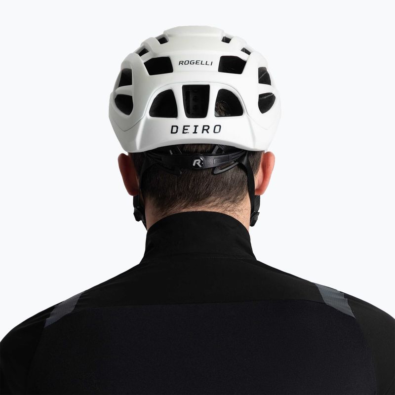 Casco da bicicletta Rogelli Deiro bianco 10