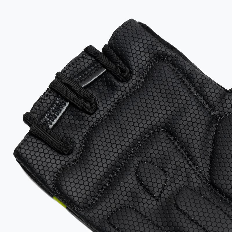 Guanti da ciclismo Rogelli Hero II da uomo nero/fluoro/grigio 6