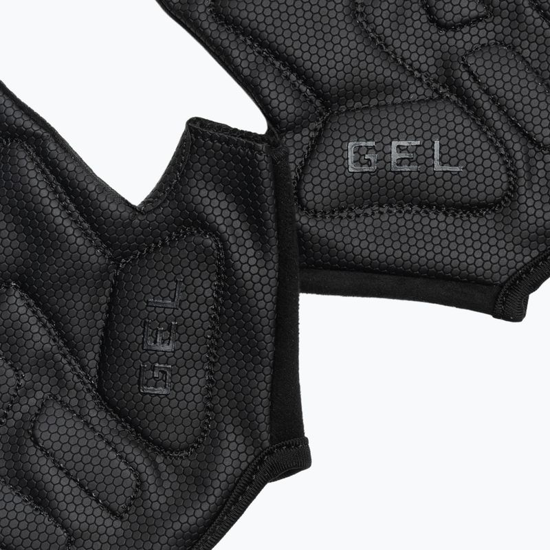 Guanti da ciclismo Rogelli Hero II da uomo nero/fluoro/grigio 7