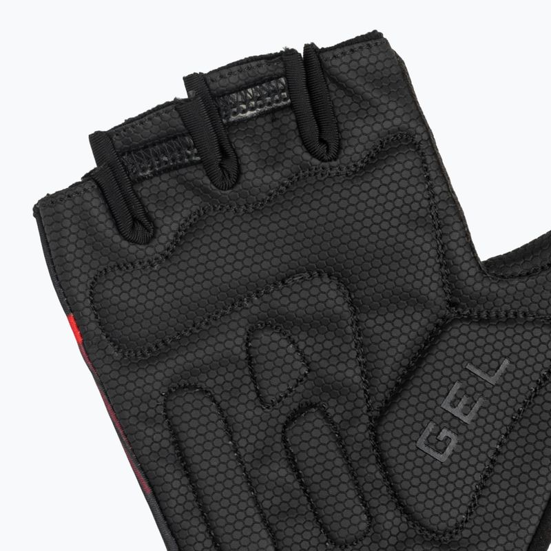 Guanti da ciclismo Rogelli Hero II uomo nero/rosso/bordeaux 6