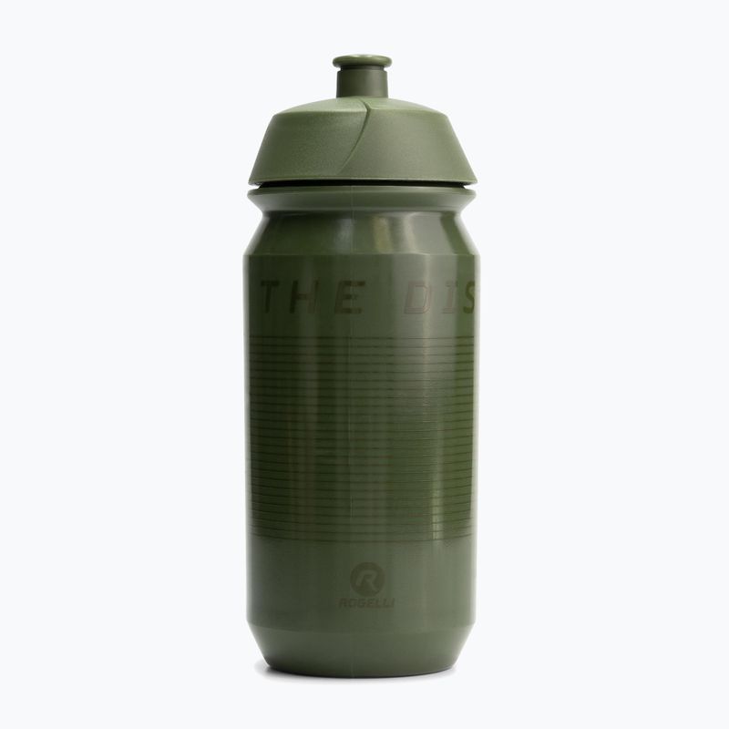 Rogelli Bio Bike Bottle Enjoy The Distance 500 ml verde militare