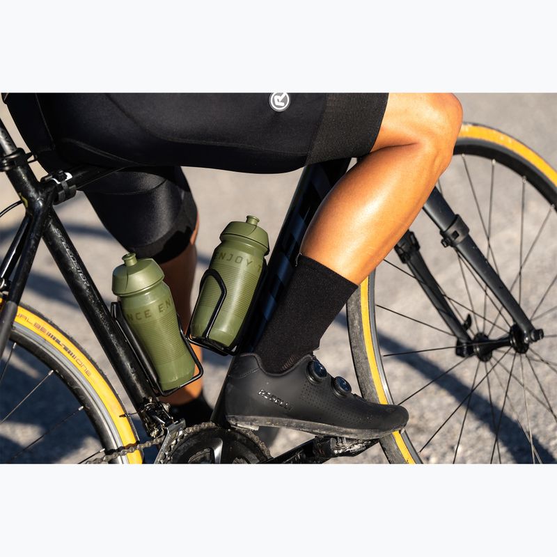 Rogelli Bio Bike Bottle Enjoy The Distance 500 ml verde militare 2