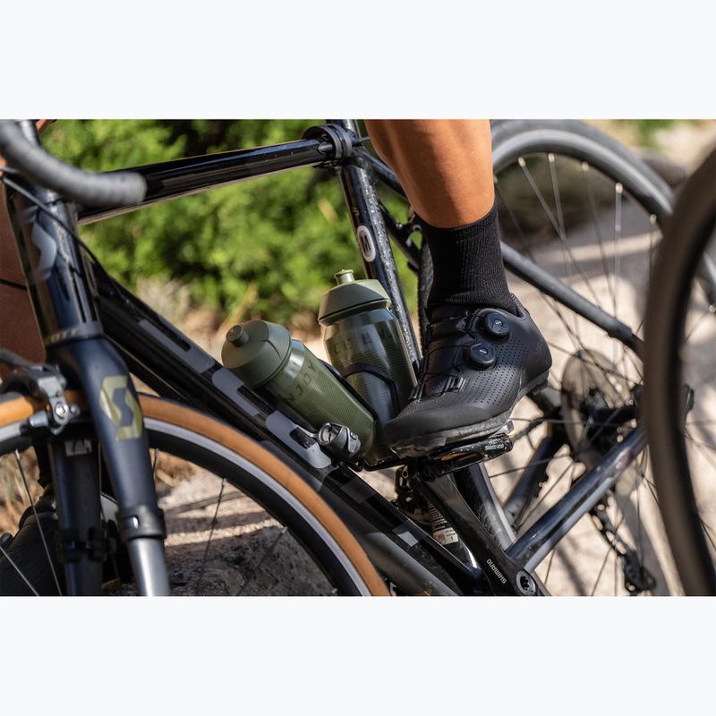Rogelli Bio Bike Bottle Enjoy The Distance 500 ml verde militare 3