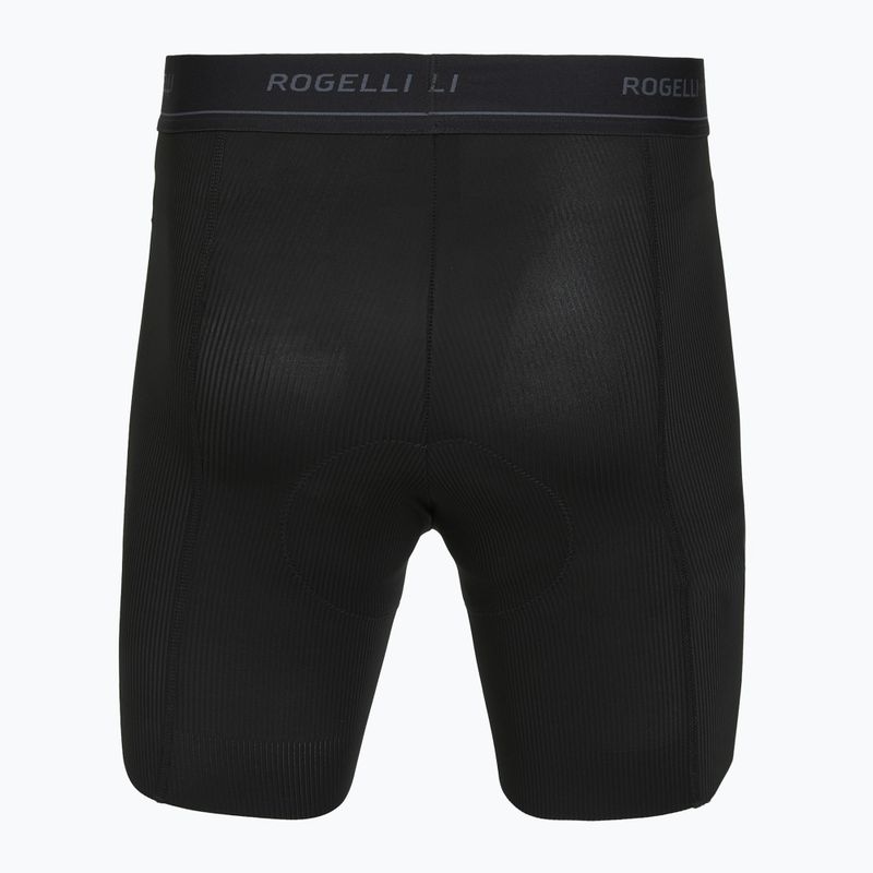 Boxer da ciclismo Rogelli Prime Boxer da uomo nero 2