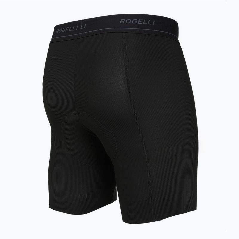 Boxer da ciclismo Rogelli Prime Boxer da uomo nero 3