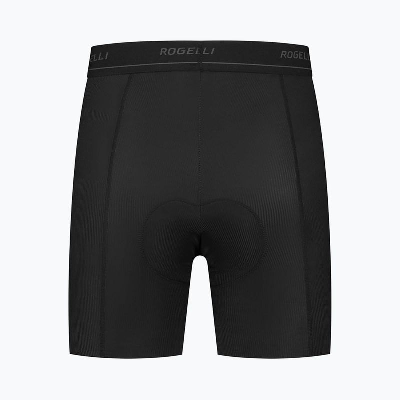 Boxer da ciclismo Rogelli Prime Boxer da uomo nero 2
