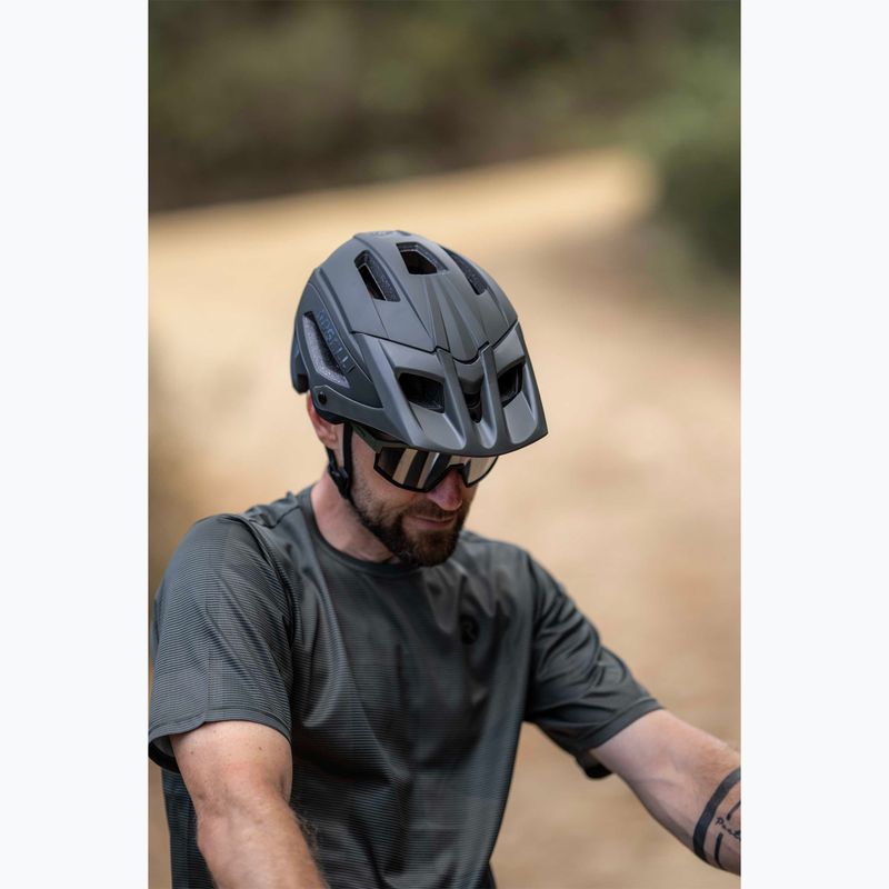 Casco da bicicletta Rogelli Advntr Onyx Mtb verde militare 6