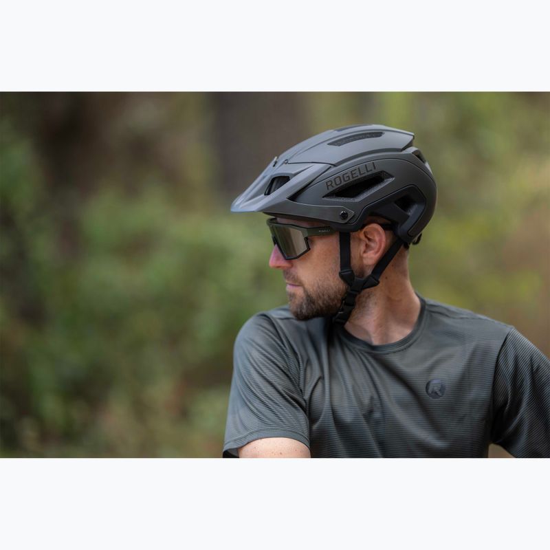 Casco da bicicletta Rogelli Advntr Onyx Mtb verde militare 7