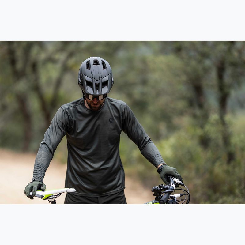 Casco da bicicletta Rogelli Advntr Onyx Mtb verde militare 10