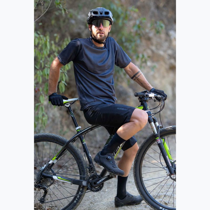 Pantaloncini da ciclismo Rogelli Advntr Core MTB da uomo, nero 8