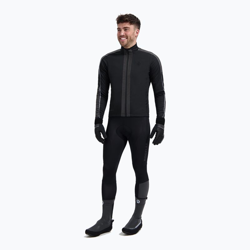 Giacca da ciclismo da uomo Rogelli Essential Winter Hi Vis black 2
