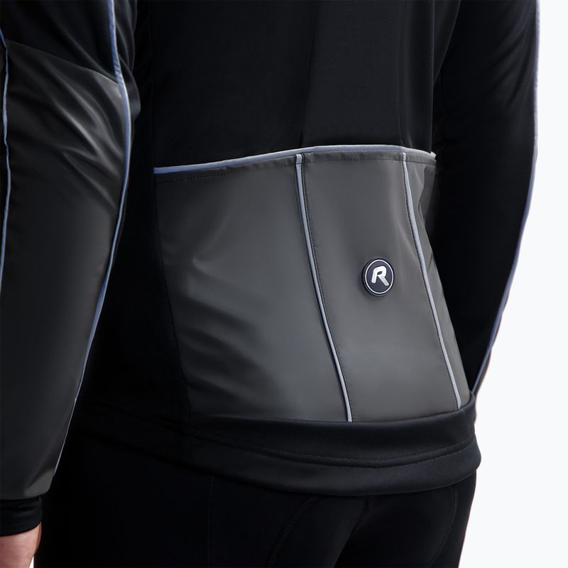 Giacca da ciclismo da uomo Rogelli Essential Winter Hi Vis black 4