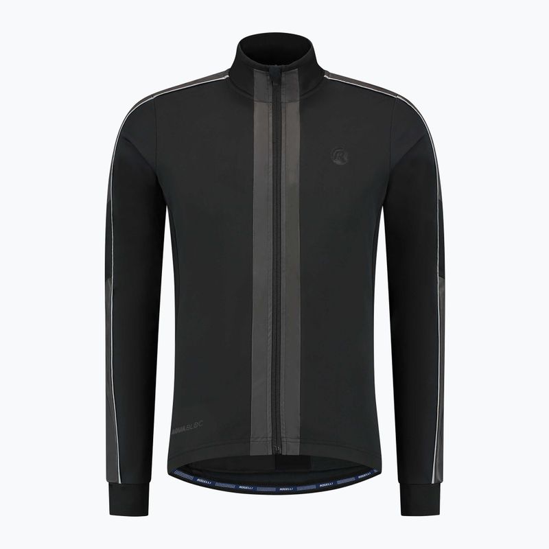 Giacca da ciclismo da uomo Rogelli Essential Winter Hi Vis black 5