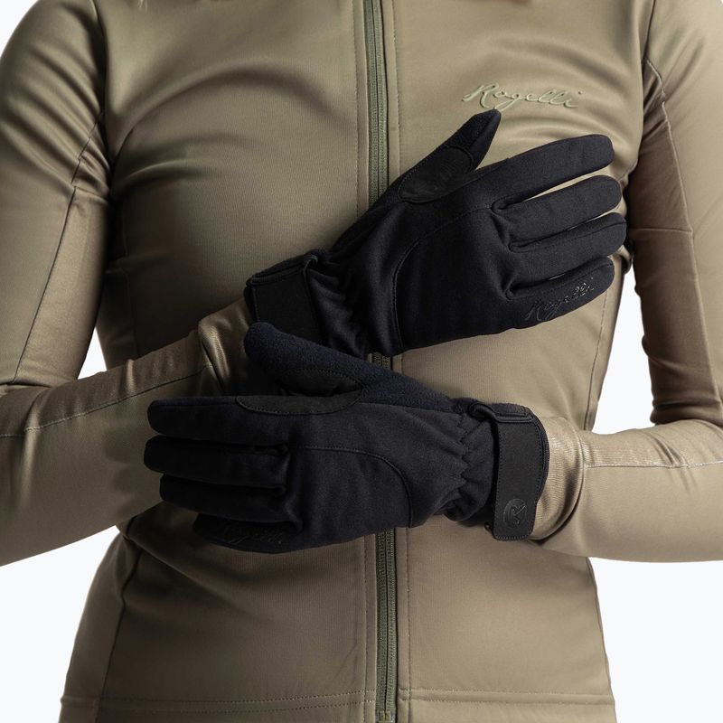 Guanti da ciclismo donna Rogelli Core II Winter Windproof W black 3