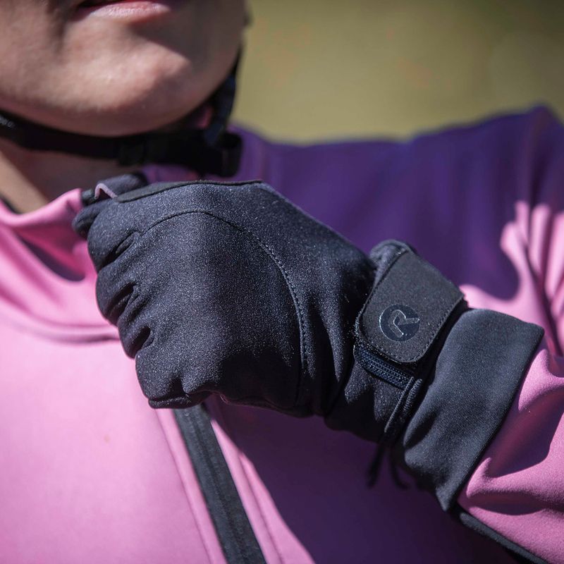 Guanti da ciclismo donna Rogelli Core II Winter Windproof W black 5