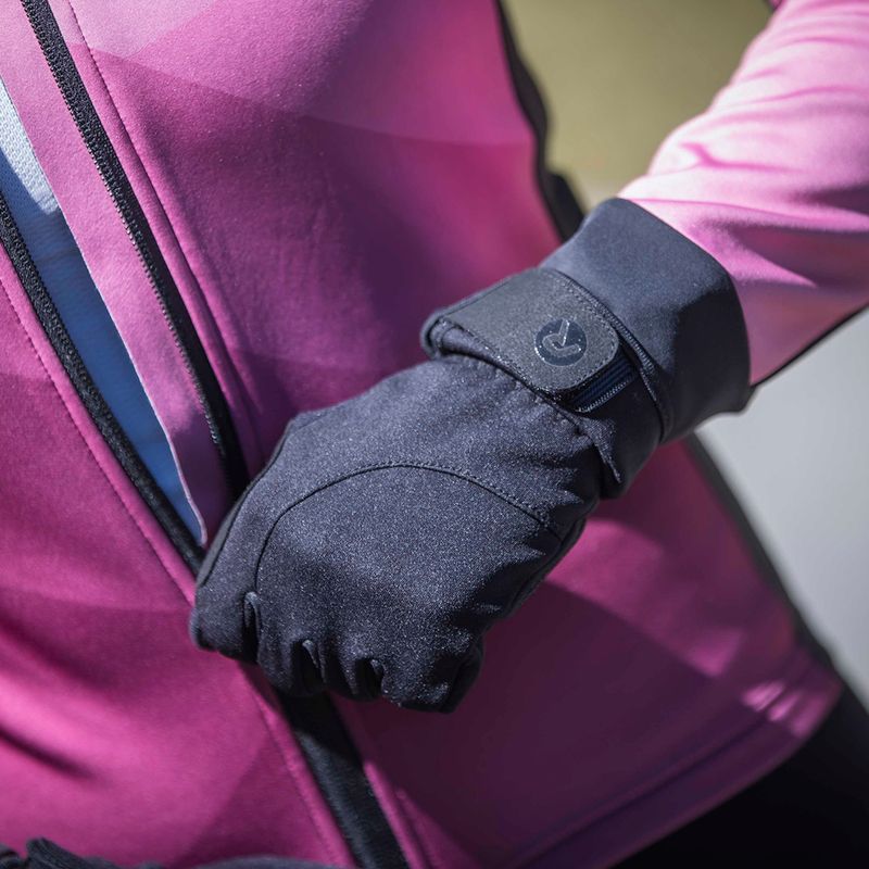 Guanti da ciclismo donna Rogelli Core II Winter Windproof W black 6