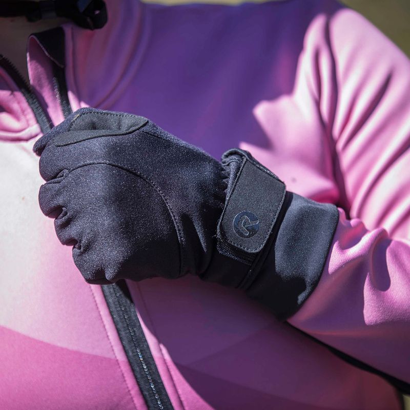Guanti da ciclismo donna Rogelli Core II Winter Windproof W black 7