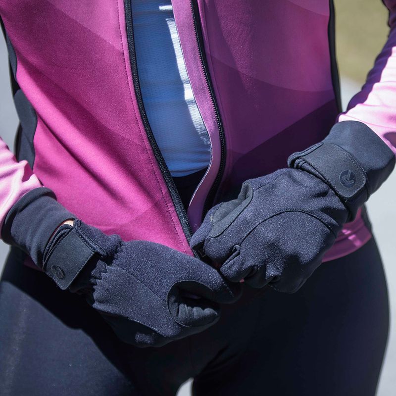 Guanti da ciclismo donna Rogelli Core II Winter Windproof W black 8