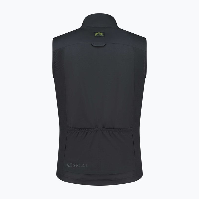 Gilet da bicicletta da uomo Rogelli Advntr Insulated nero 6