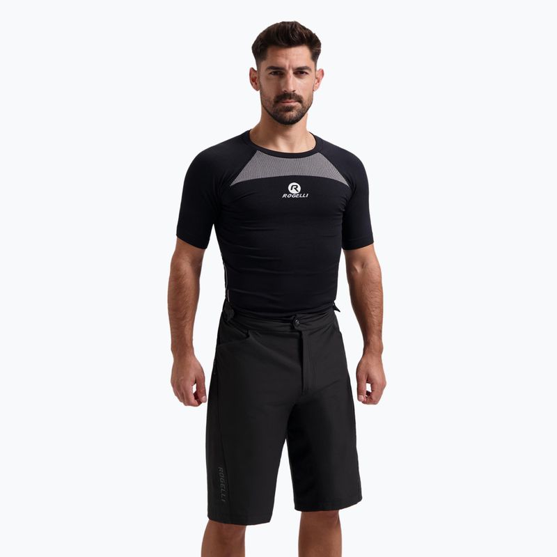 Pantaloncini da ciclismo Rogelli Advntr Distance MTB da uomo, nero 2