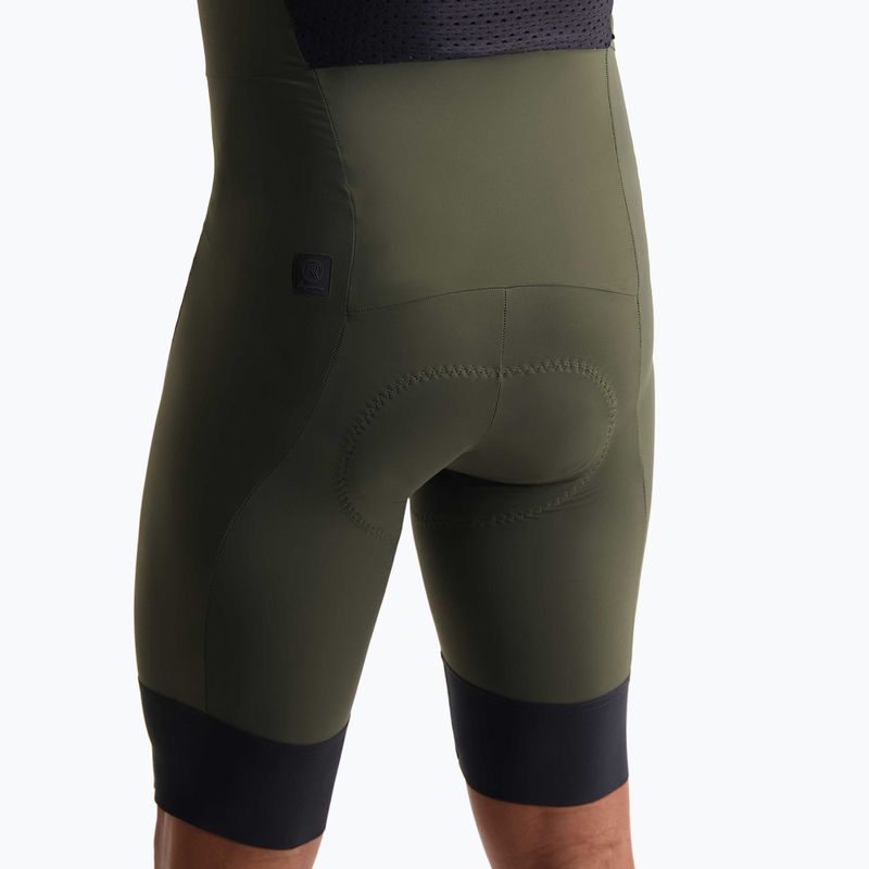 Pantaloncini da ciclismo Rogelli Signature Bib Short da uomo, verde 3